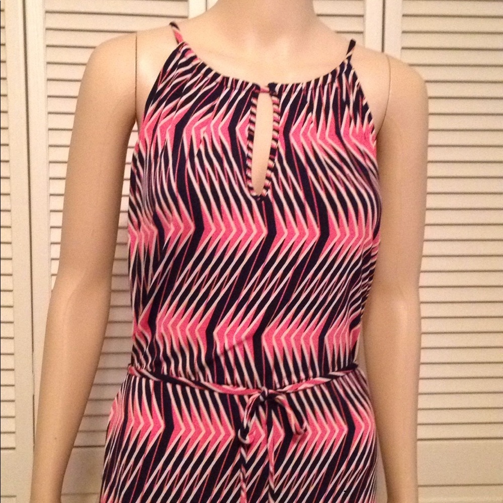 Banana Republic multi colored midi dress